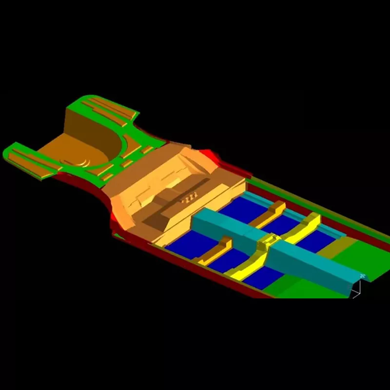 Troqueles de estampado para ensamblaje de pisos automotrices