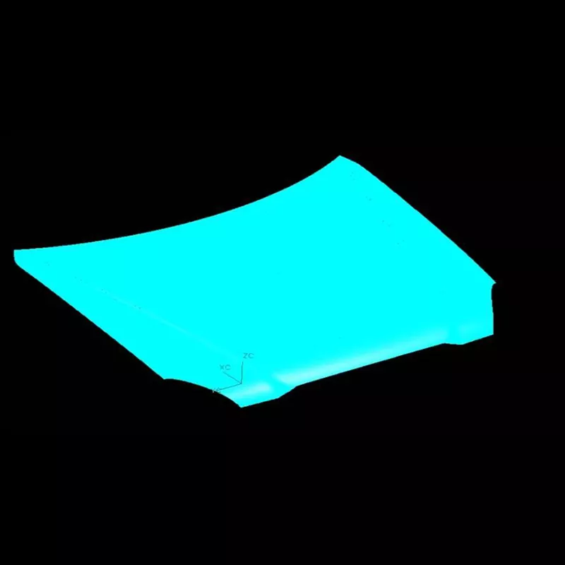 Troquel de estampado del panel exterior del capó automotriz