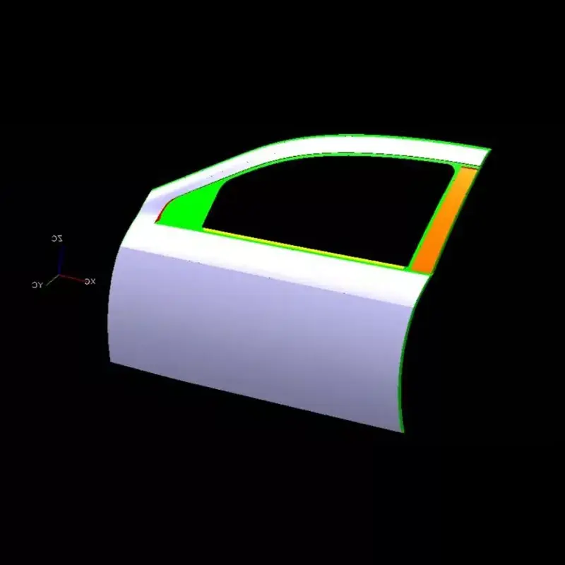 Troquel de estampado del panel exterior de la puerta delantera izquierda del automóvil