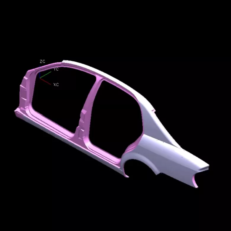 Troquel de estampado del panel lateral derecho automotriz