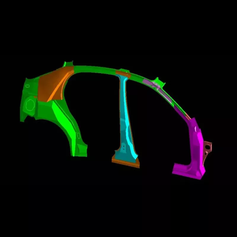 Troqueles de estampado para ensamblaje interno de panel lateral automotriz
