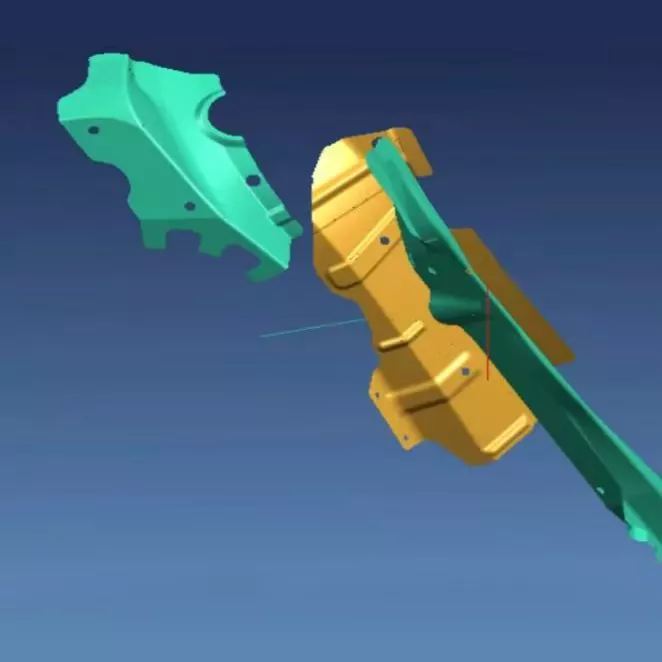 Troqueles de estampado de placas de refuerzo pequeñas para automóviles